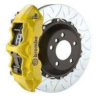 GT Big Brake Kit - Front - Yellow 6 Pot Calipers - Slotted Type-3 355mm